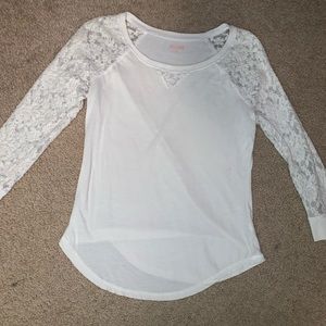 Ivory long sleeve shirt